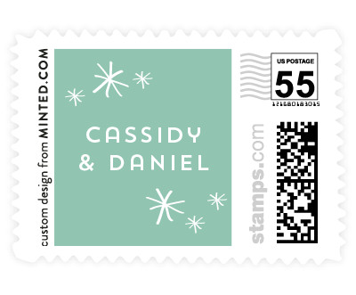 'Revelry' postage stamp