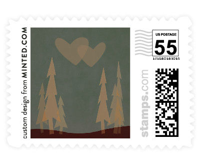 'In The Woods (C)' wedding stamps