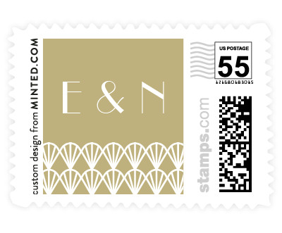 'Gatsby Style' postage stamp
