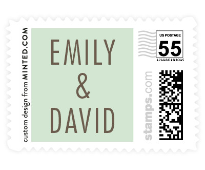'Uptown Trio' stamp design