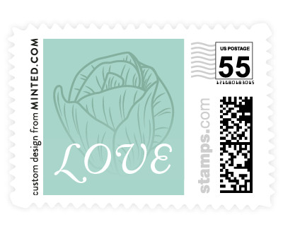 'Simply Scripted (C)' postage stamp