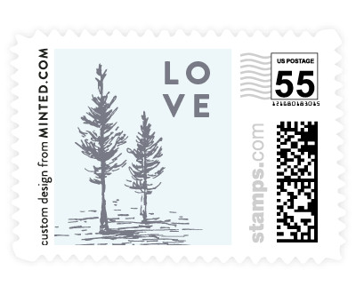 'Mountains (B)' stamp