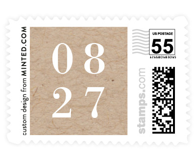 'Stacked Banner (E)' stamp design