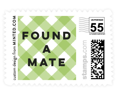 'Found A Mate (E)' stamp design