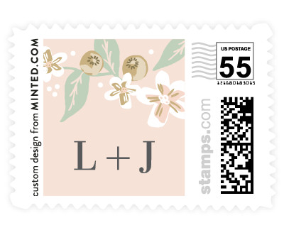 'Climbing Rose (B)' stamp