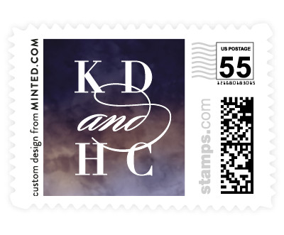 'Indigo Sea (D)' postage stamp