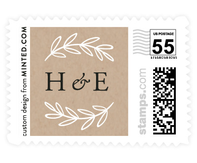 'Gilded Evergreen (H)' postage stamp
