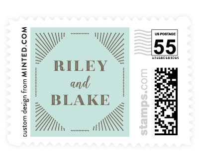 'Glam Deco (D)' stamp design