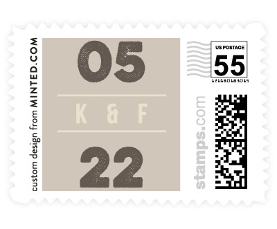 'Cognac (D)' stamp design
