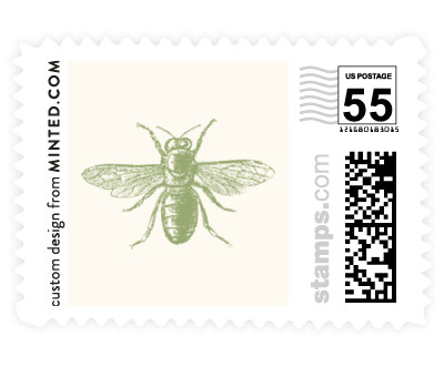 'Honey Bee (C)' wedding stamp