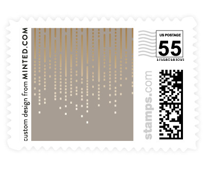 'Crystal Curtain (B)' stamp design