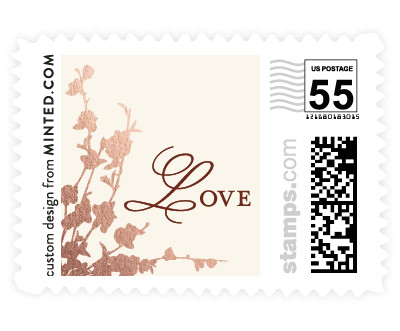 'In Bloom (D)' stamp design