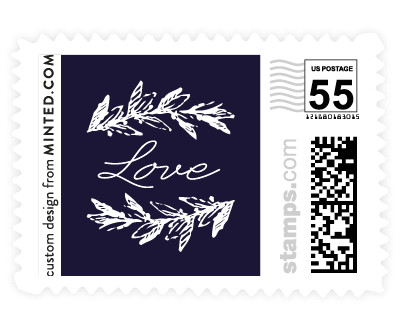 'Winter's Garden (F)' postage stamp