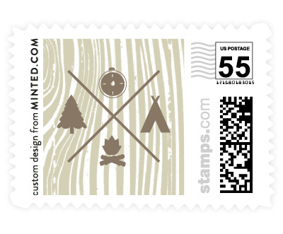 'Camp Love (B)' wedding stamp