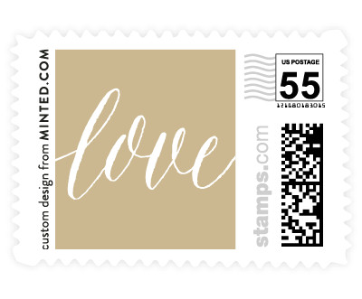 'A Sparkly Love' wedding stamps