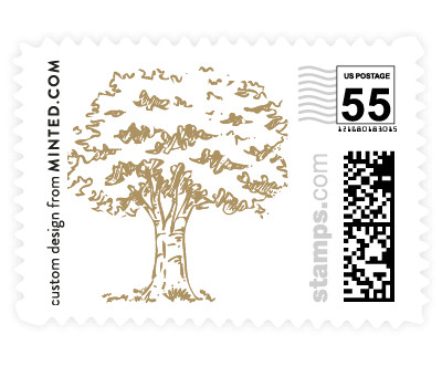 'A Poem For The Trees' wedding stamps