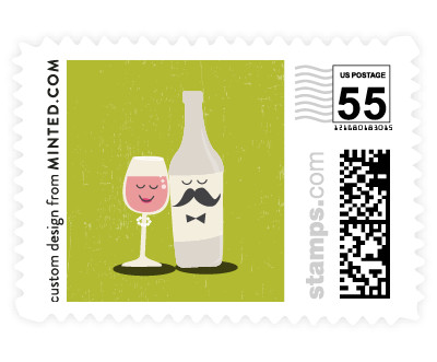 'Little Wine Charmers (B)' stamp design