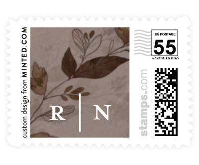'Midnight Vines (H)' stamp