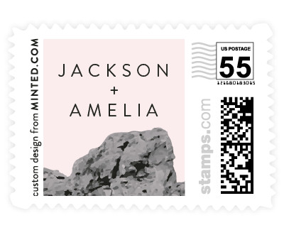 'Desert Rocks (C)' wedding stamp