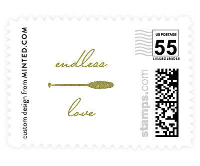 'Lakeside Oars (C)' postage