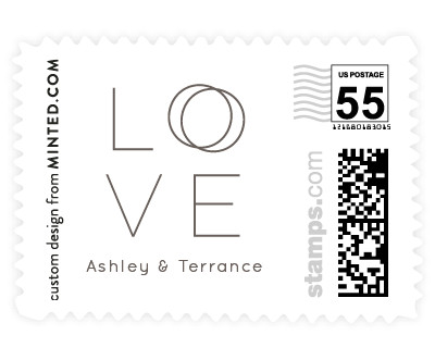 'Wedding Bands (C)' postage stamp