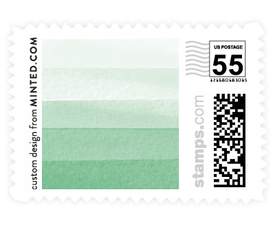 'Watercolour Stripe (C)' stamp