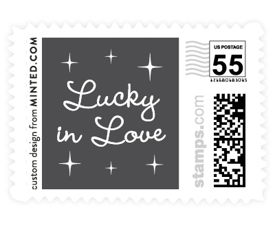 'Lucky In Love' postage stamp