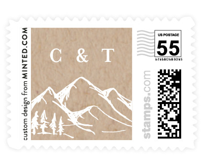 'Blue Ridge (F)' postage stamp