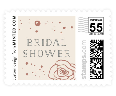 'Gilded Vines (F)' wedding stamp