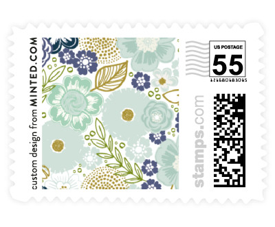 'Flower Box (B)' postage stamps