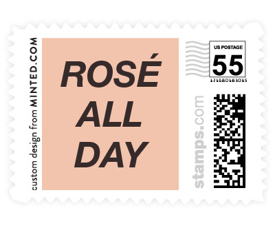 'Vogue (E)' stamp design