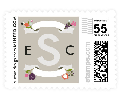 'Banner And Branches' stamp