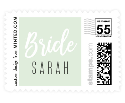 'Modern Bride' wedding stamps