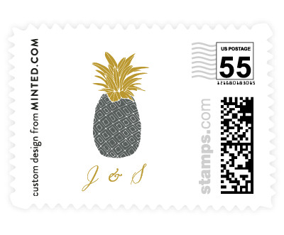 'Guilded Pineapples' stamp