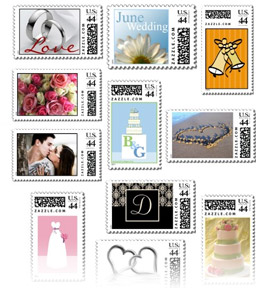 Custom Wedding Postage