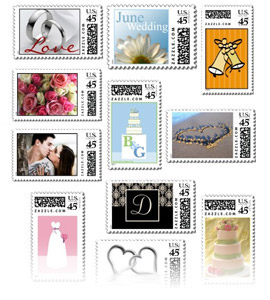 Custom Postage Wedding Stamps
