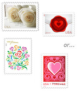 Us stamps for wedding invitations
