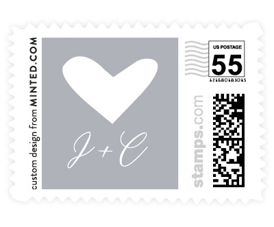 'Headed To Forever' wedding stamp