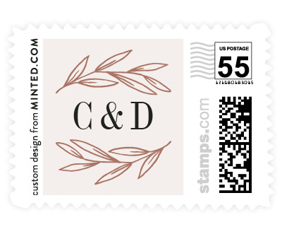 'Vintage Leaves (B)' postage stamps