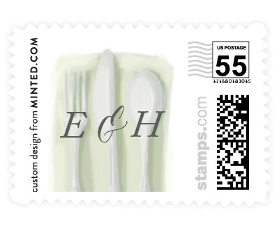 'Sweet Silverware Soiree (C)' stamp design