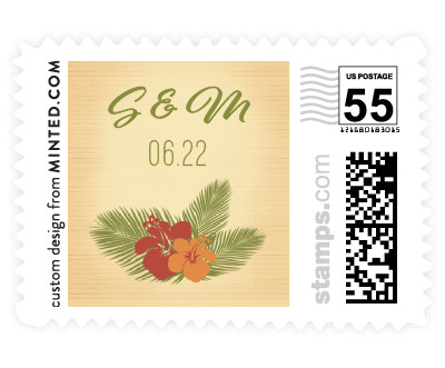 'Tiki Luau (B)' postage stamps