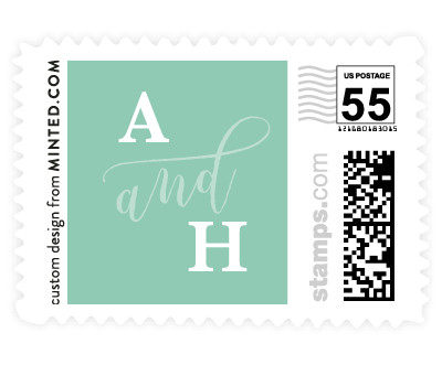 'United (C)' wedding stamps
