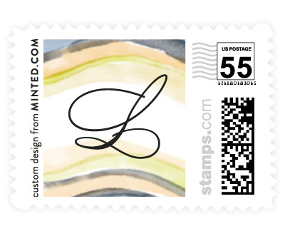 'Painted Layers Splash (B)' wedding stamp
