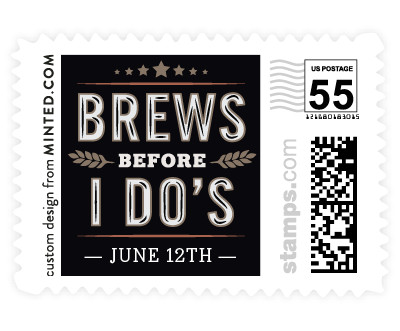 'Brewery (F)' wedding stamp