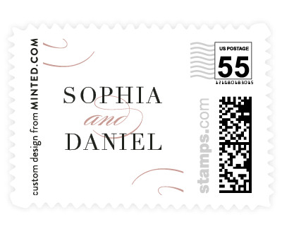 'Eat Drink And Rehearse (B)' wedding stamp