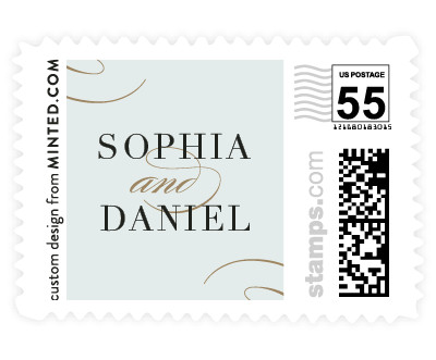 'Eat Drink And Rehearse (D)' stamp design