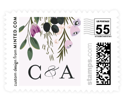 'Figs & Flowers (D)' postage