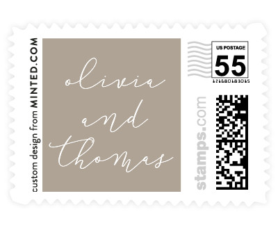 'Etched In Love (D)' stamp design