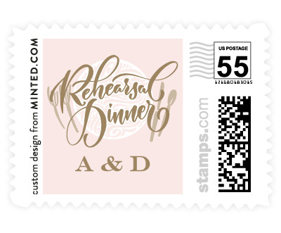 'The Table Is Set (D)' wedding postage