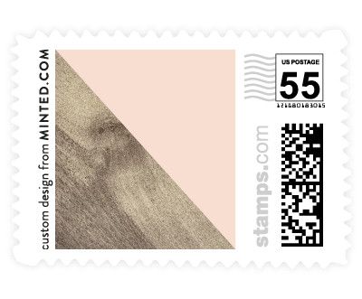 'Modern Barn Wood' postage stamps